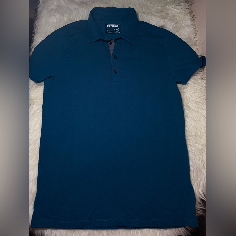 Express Teal Polo Shirt for Men